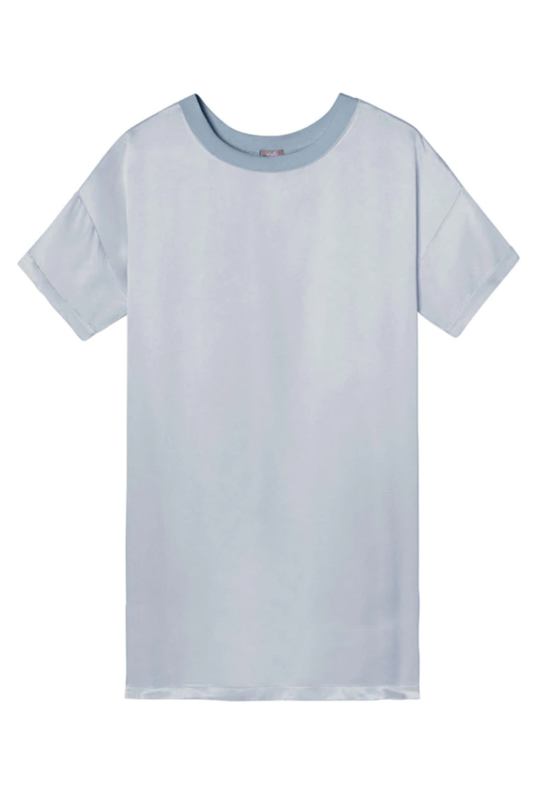 STONEY Crew Neck Satin Dress