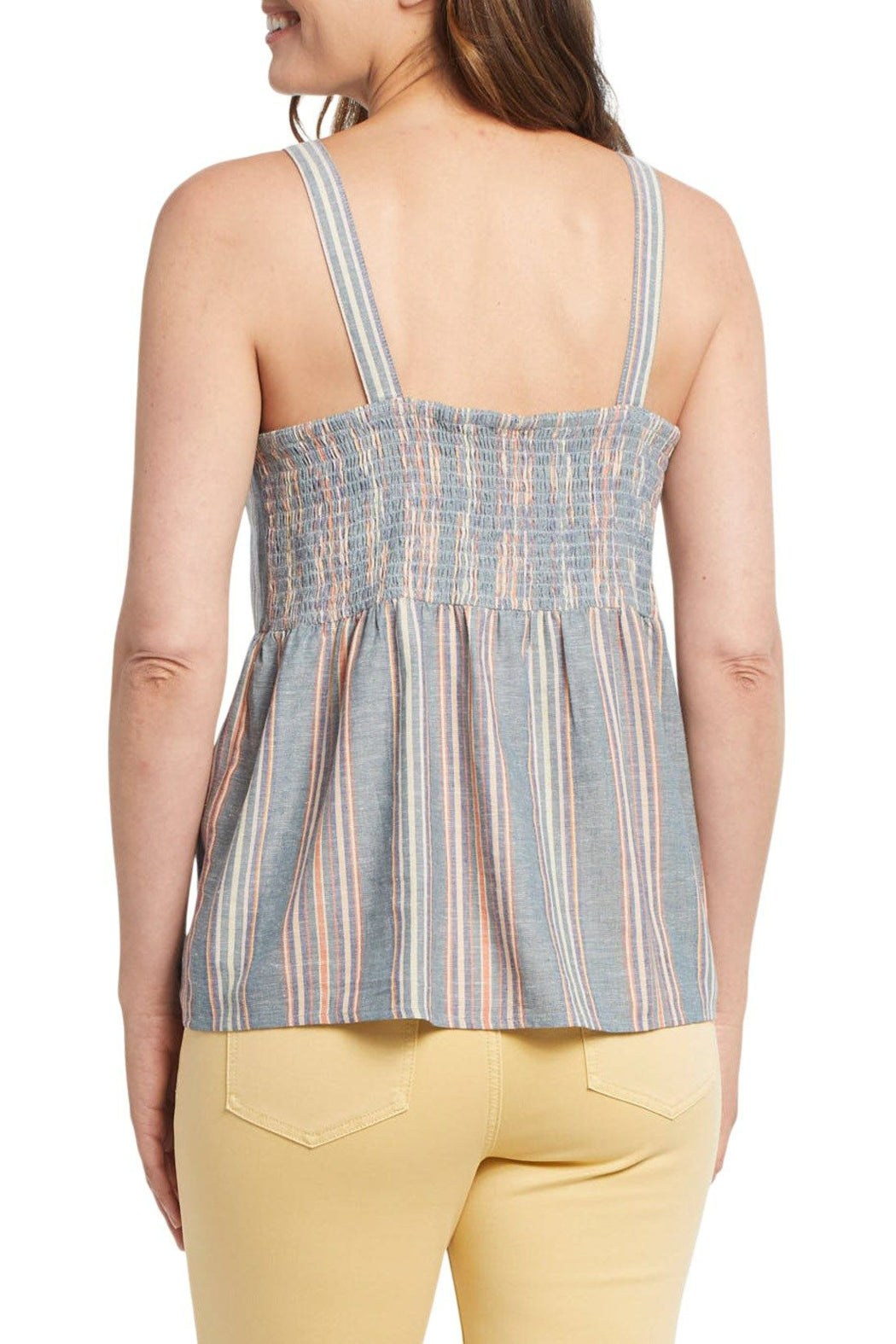 Stripe Peplum Tank