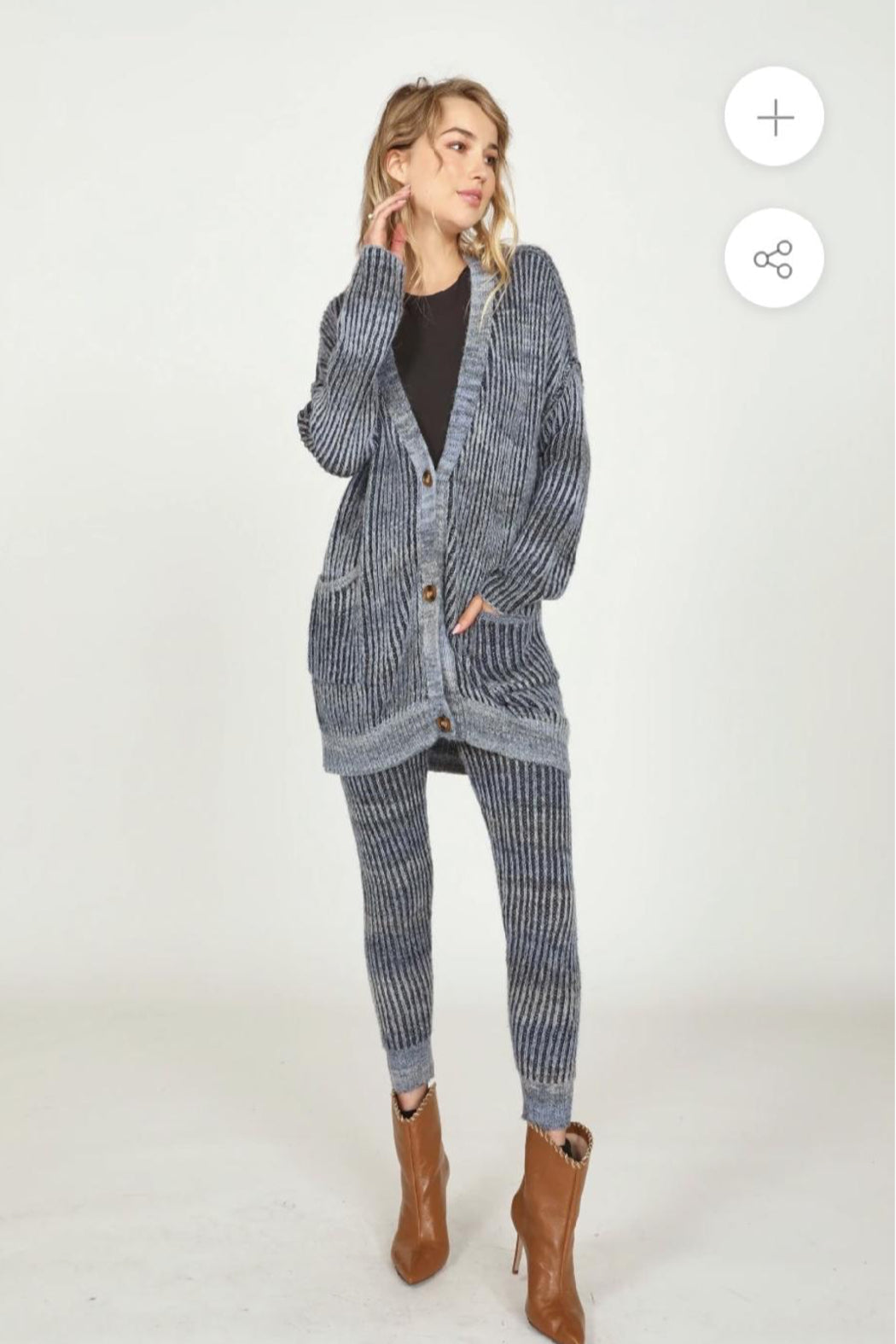 Stripe Rib Leggings