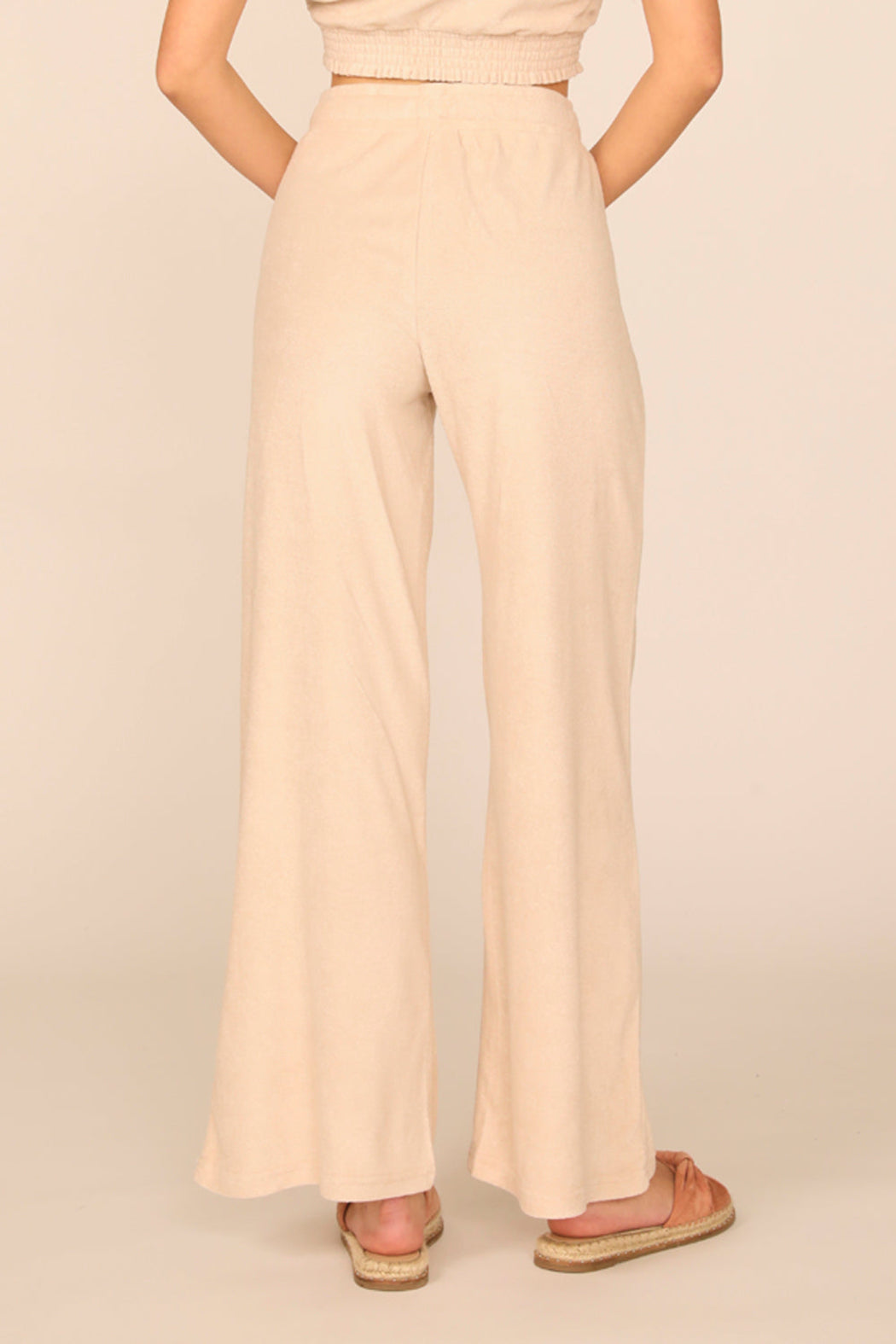 Summer Terry Wide Leg Pant