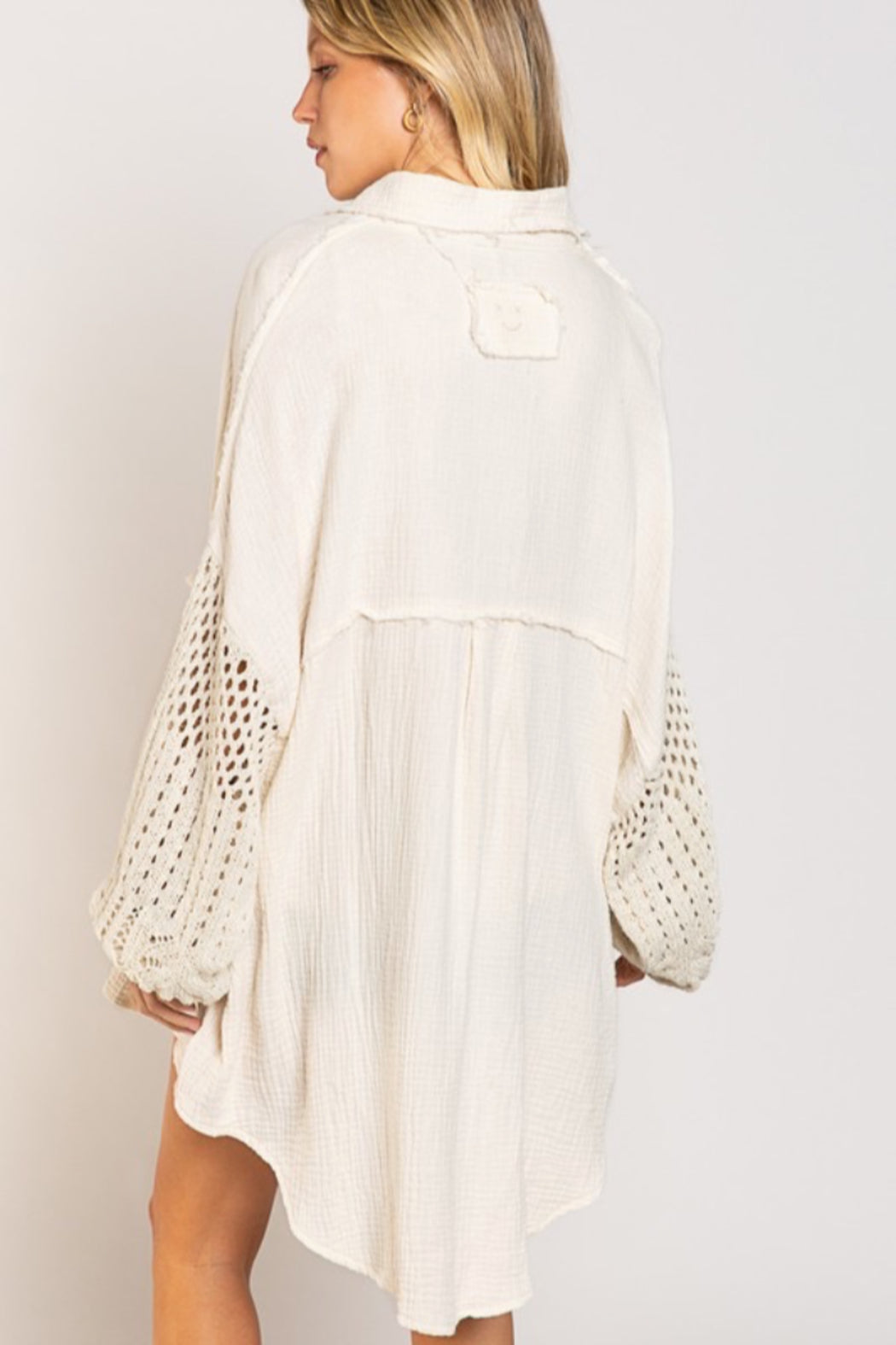 Sweater Sleeve Shirt