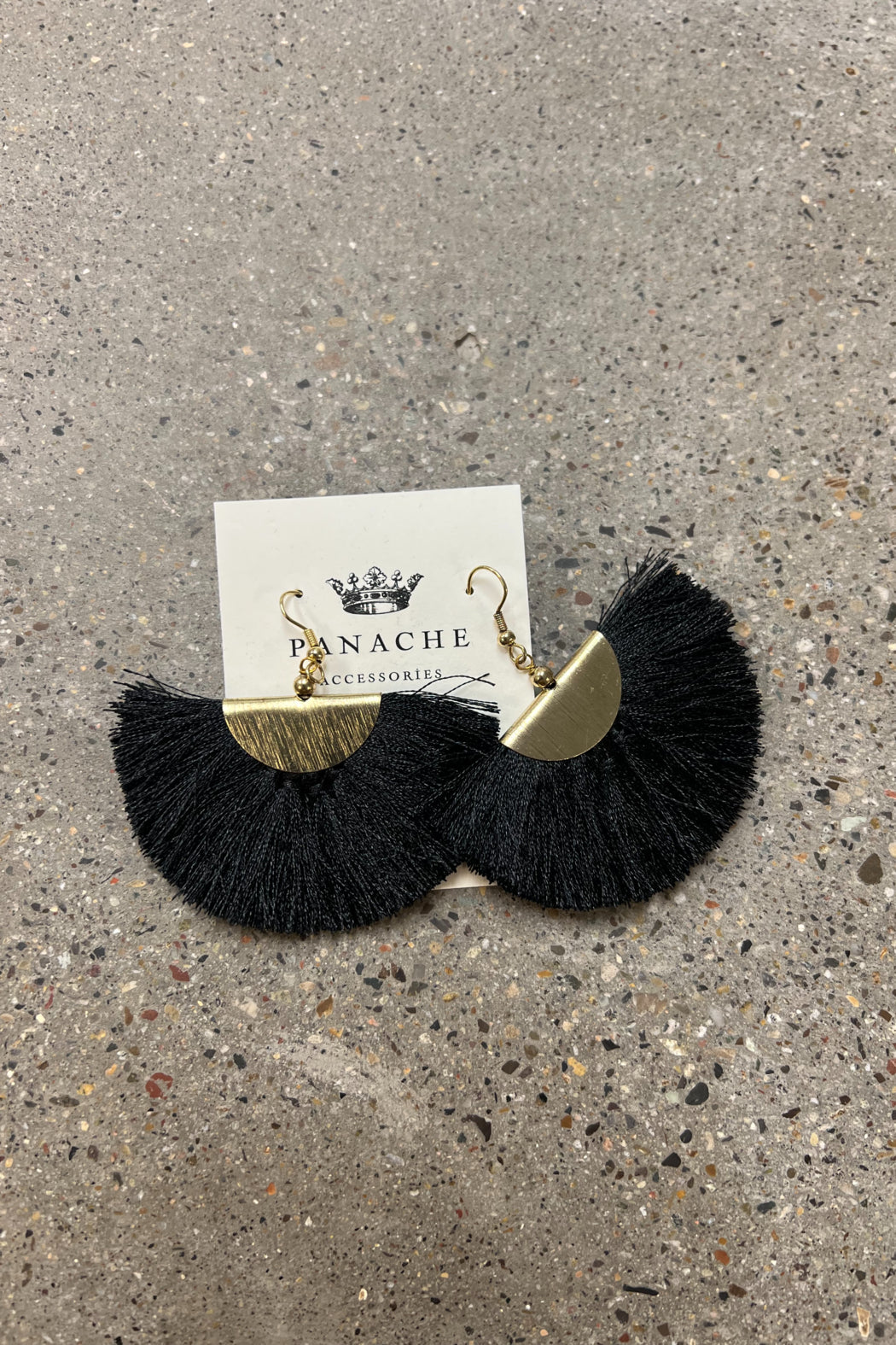 Tassel Earrings w/Gold Hardware