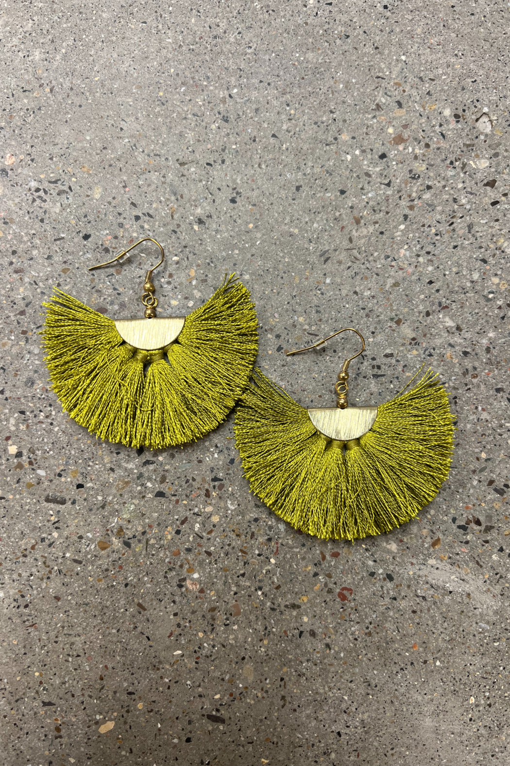 Tassel Earrings w/Gold Hardware