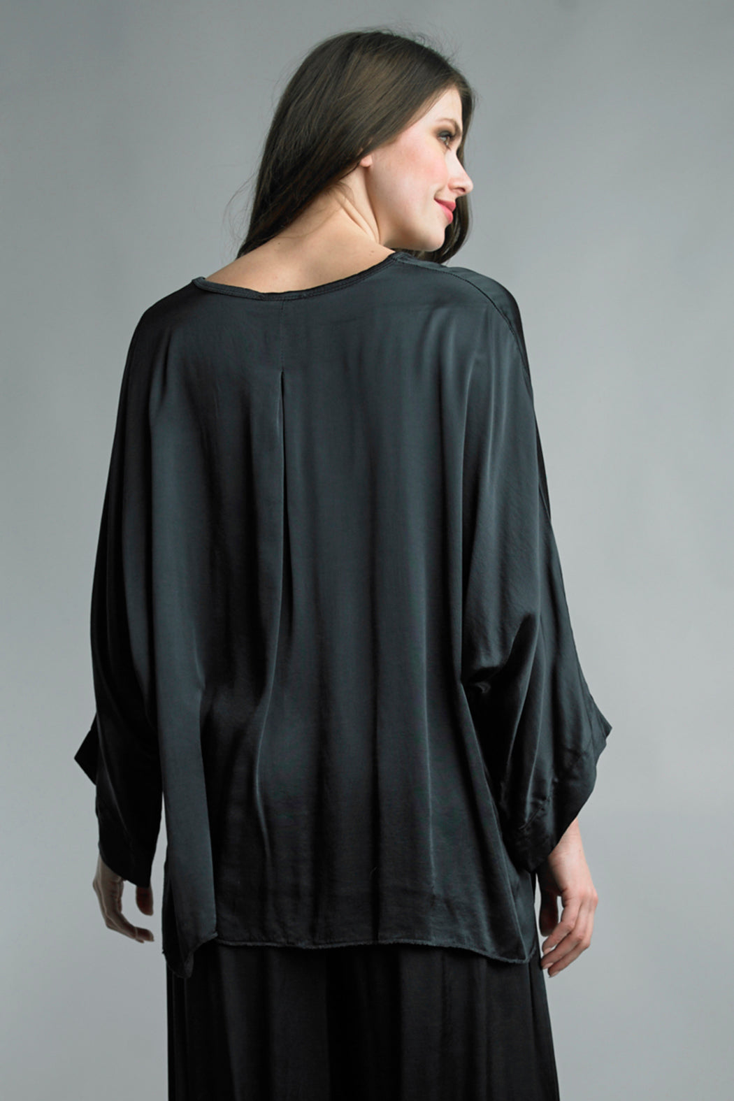 Black Silky Blouse