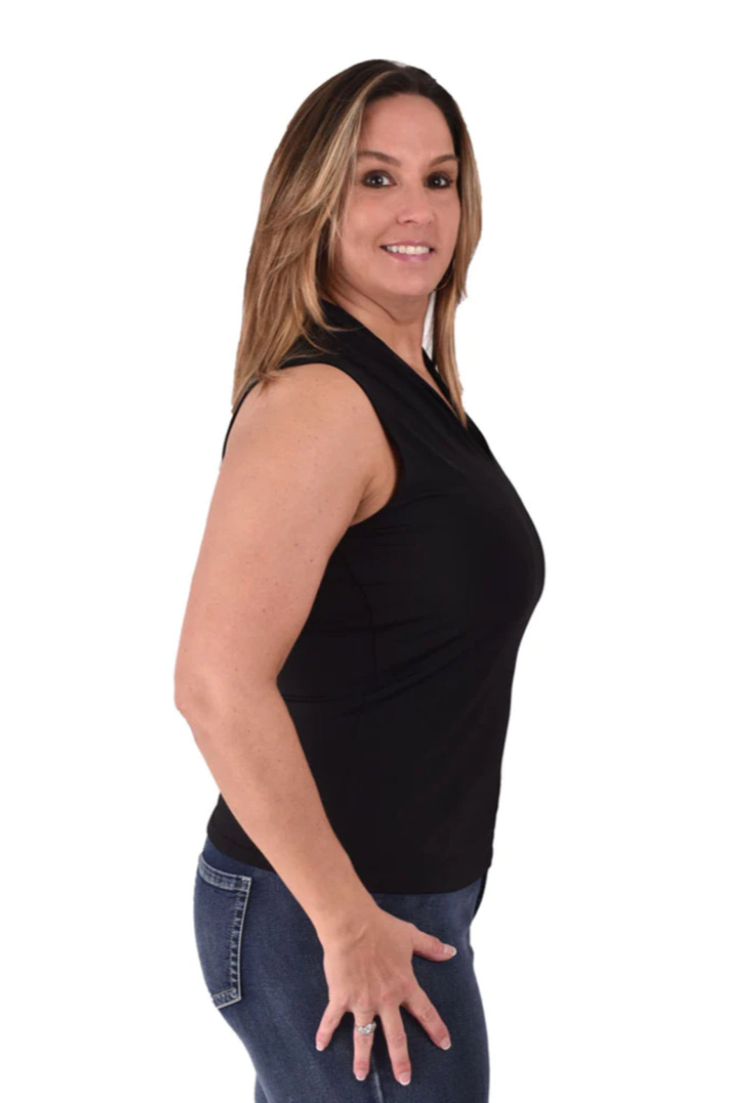 The Roselyn - Bitte V Neck Sleeveless Top