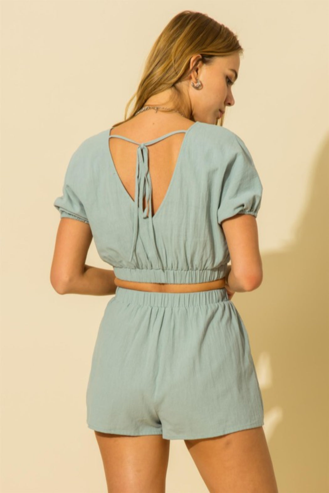Tie Back Crop Top