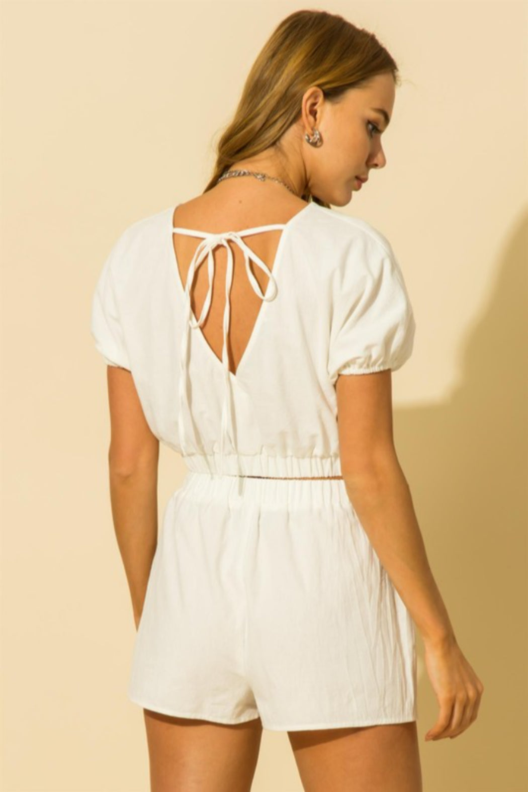 Tie Back Crop Top
