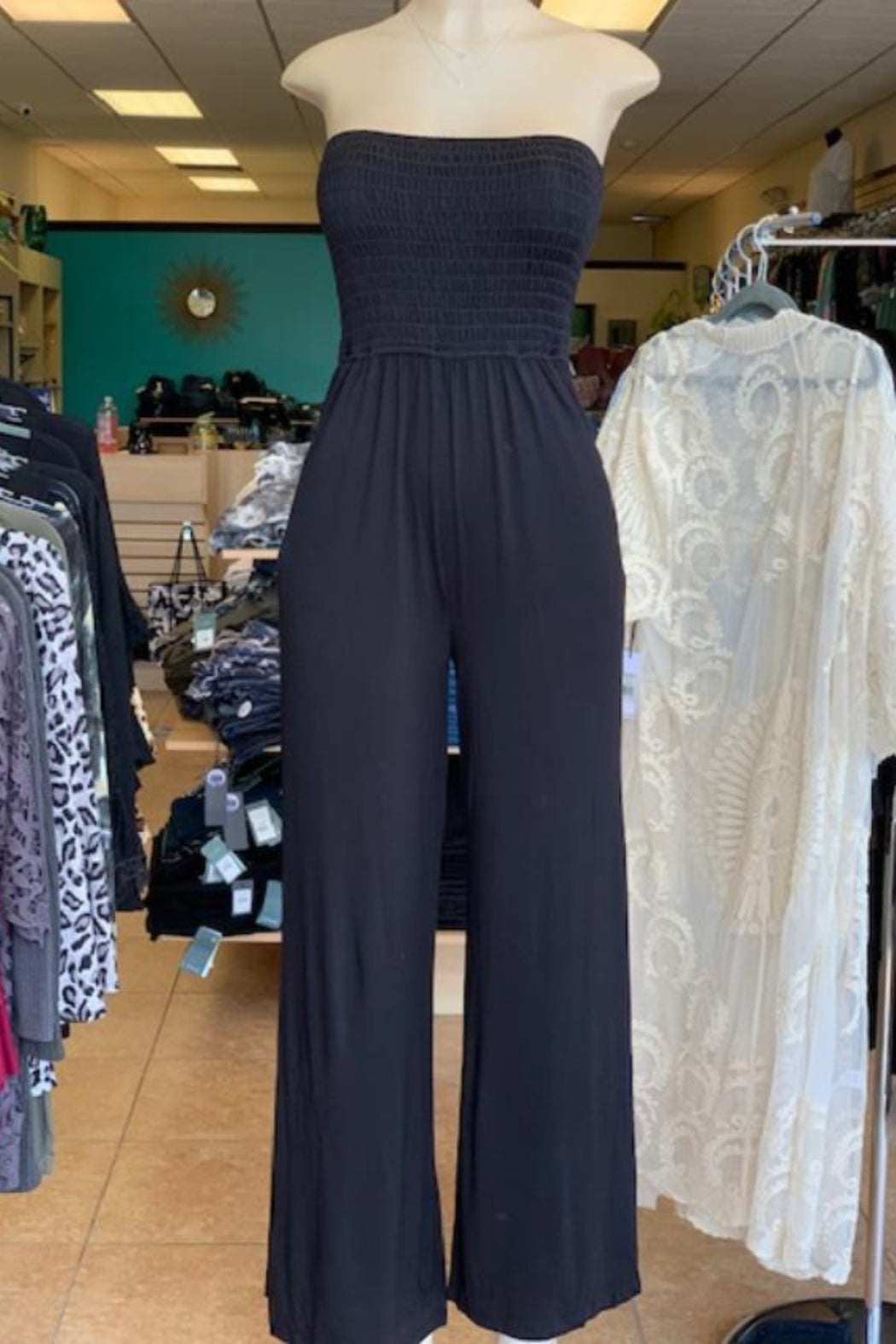 Tie Dye Tube Jumpsuit