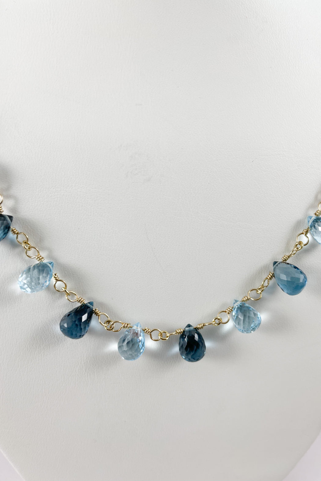 Topaz Briolette Necklace