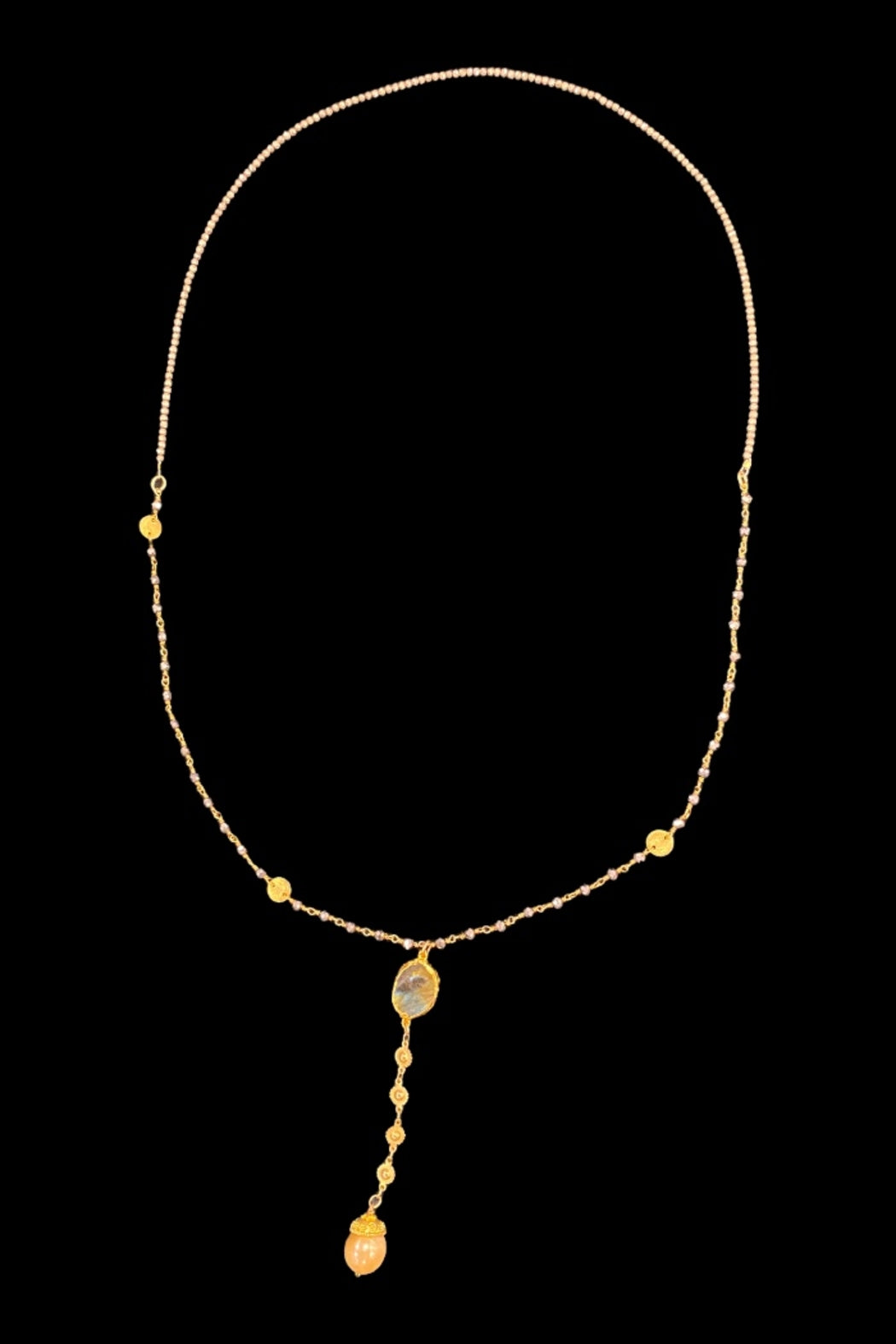 Tripple Layer Pyrite Pearl