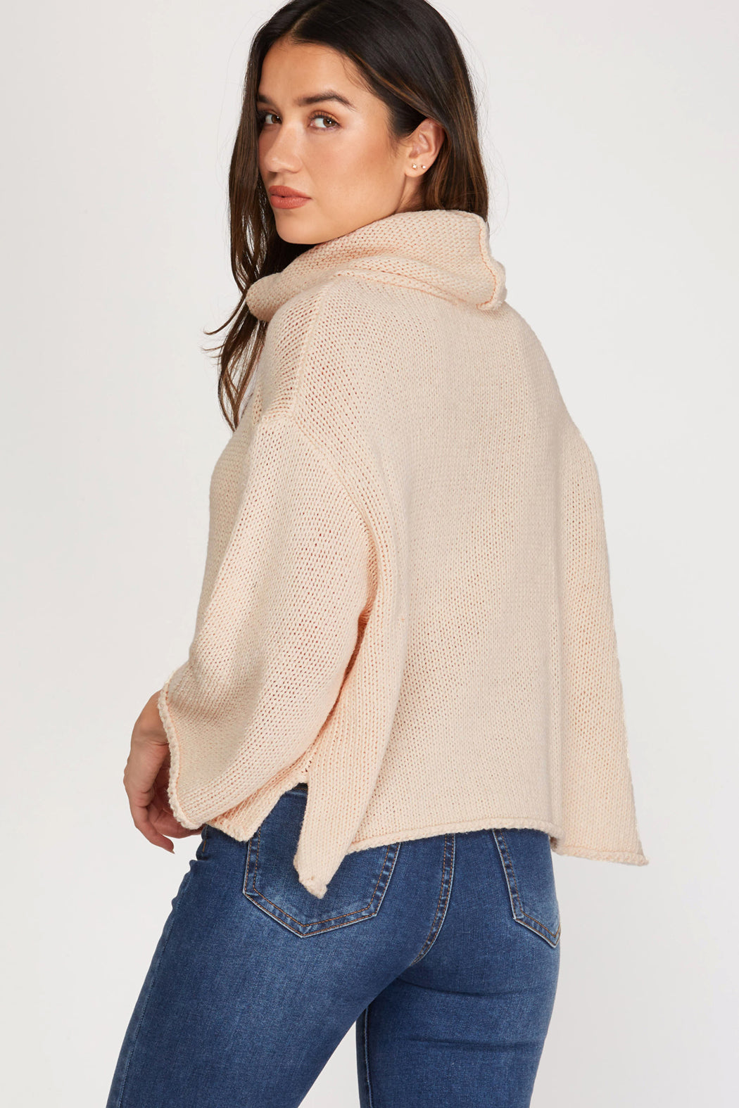 Turtleneck Knit Sweater