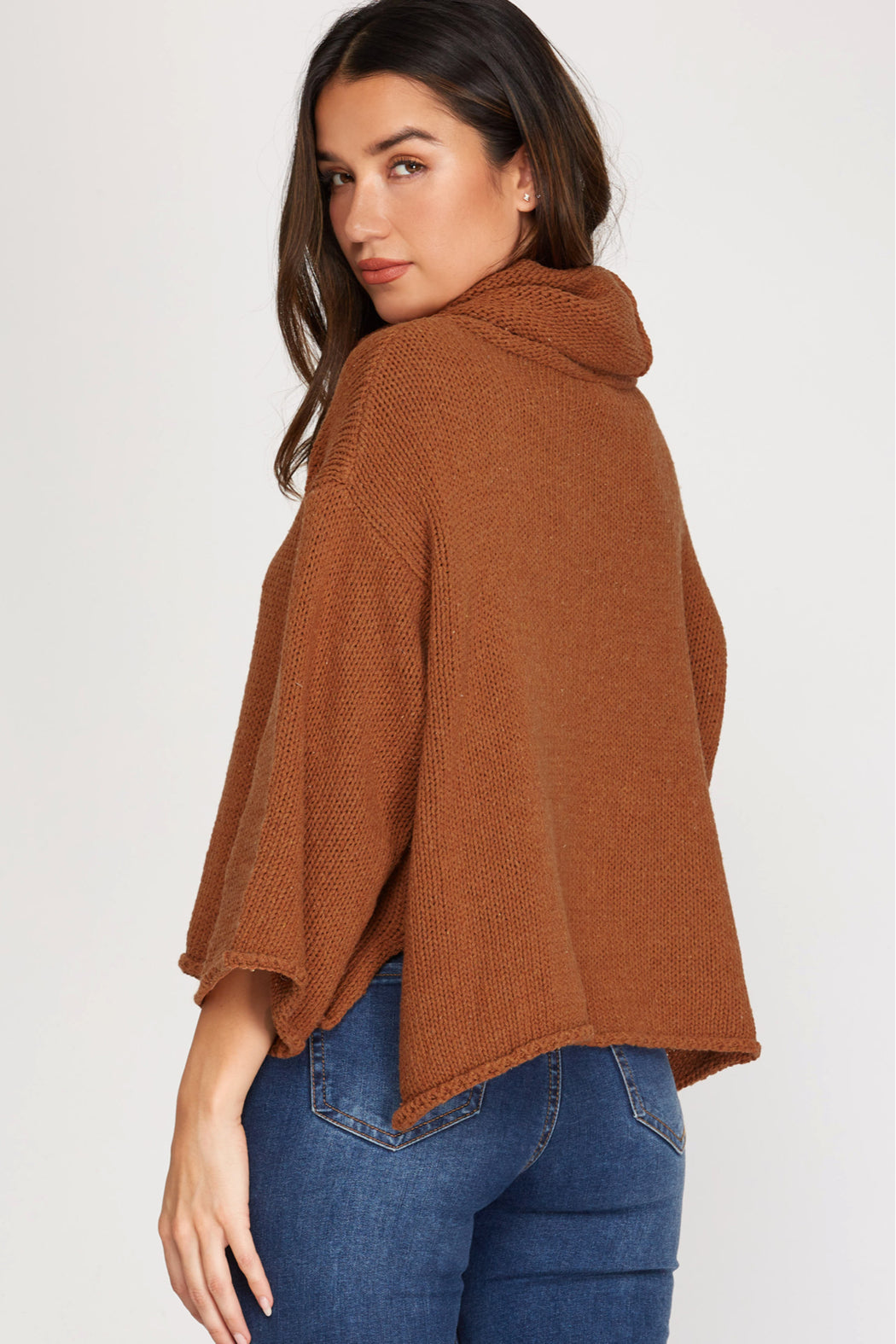 Turtleneck Knit Sweater