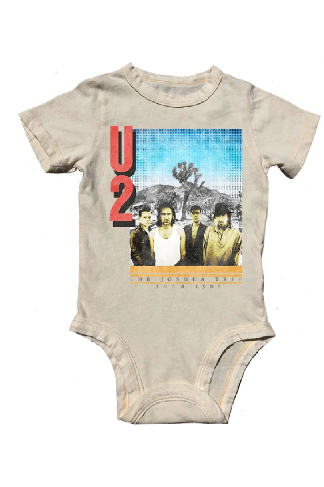 U2 short sleeve onesie