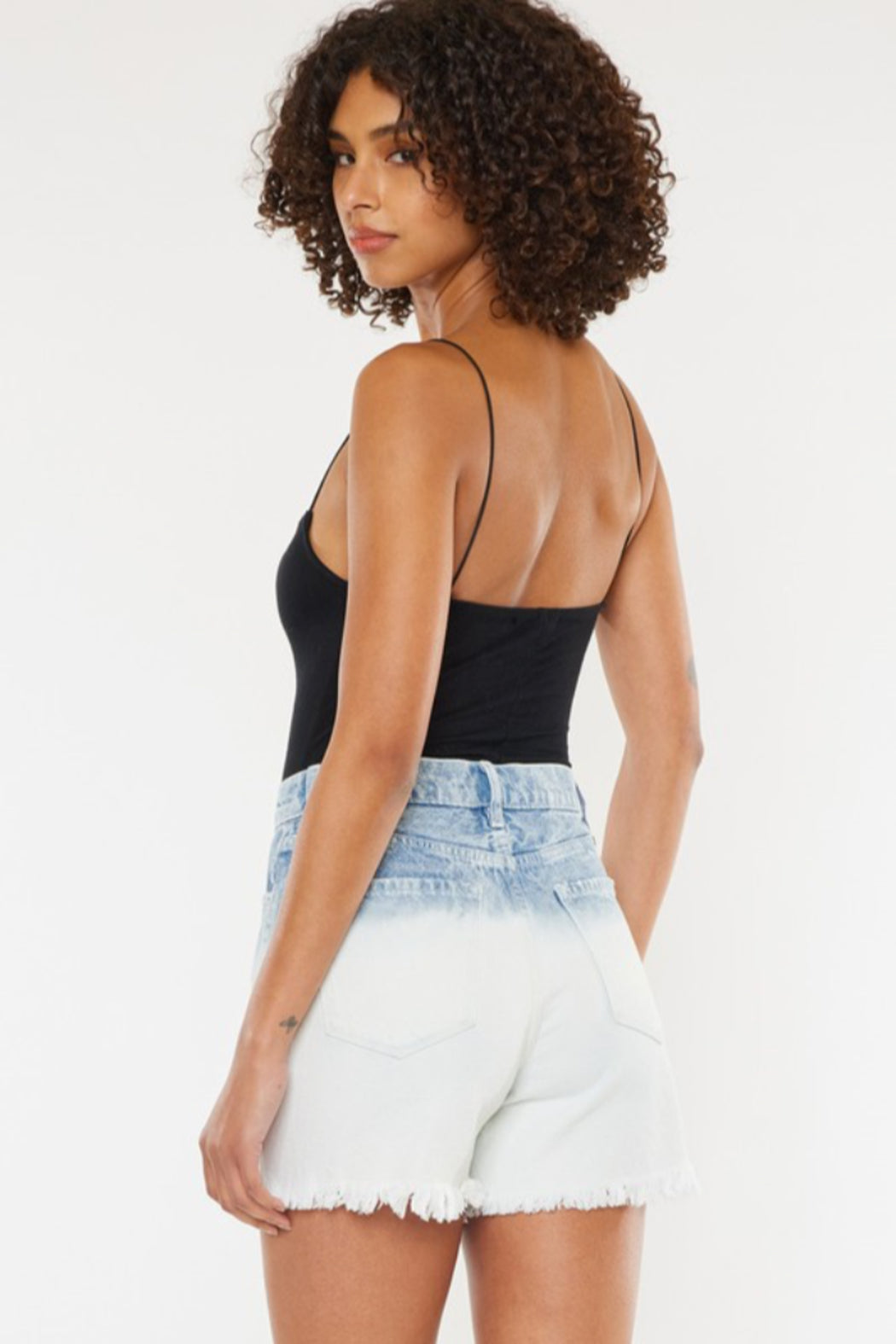 Ultra High Rise Denim Shorts