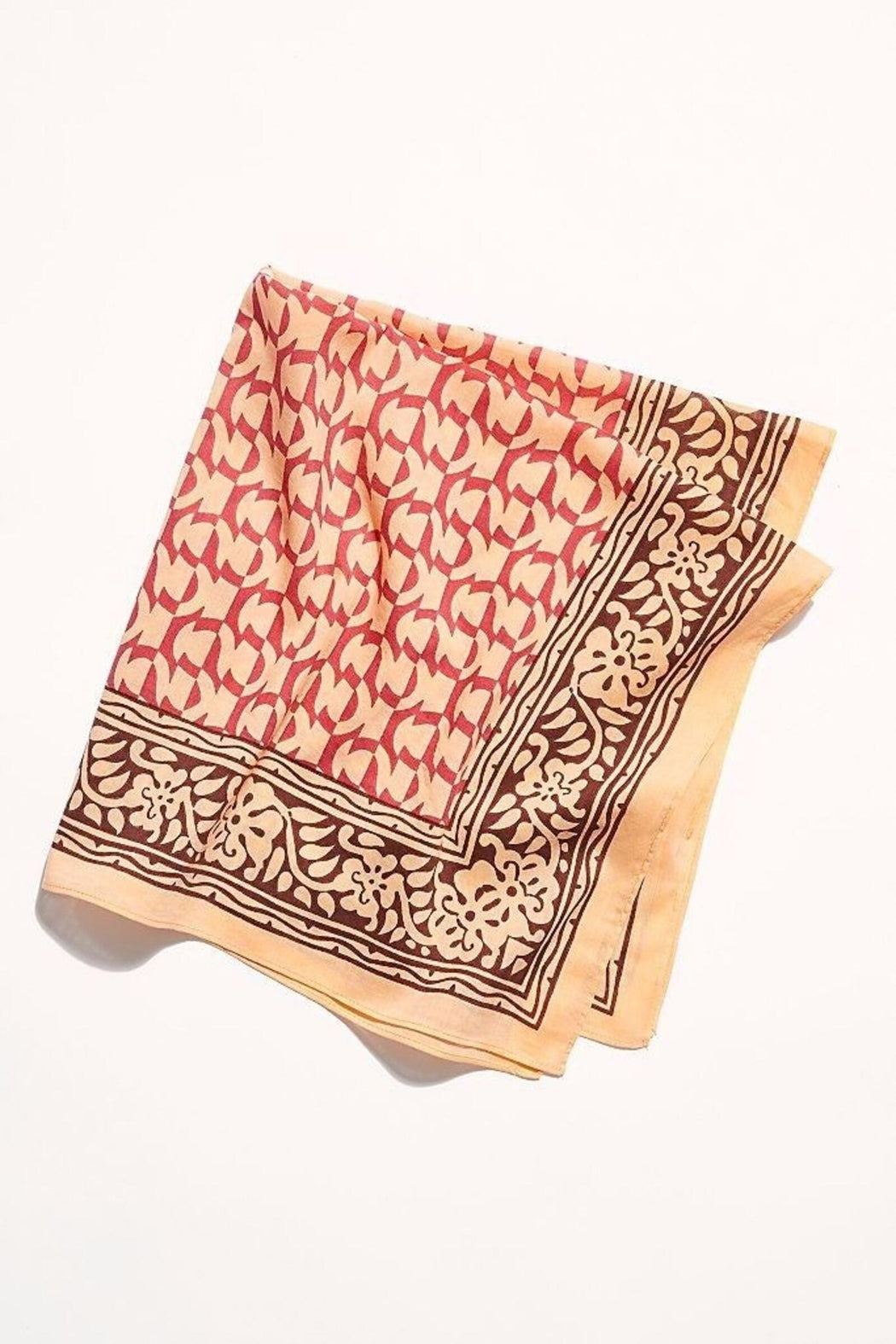 Voyager Block Print Bandana Melon