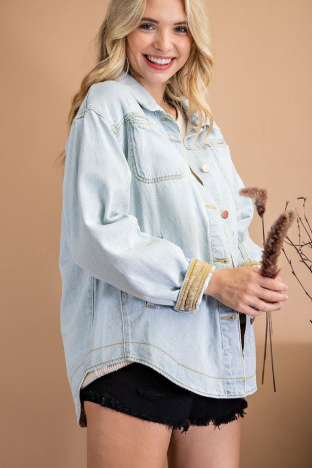 Washed Denim Shacked