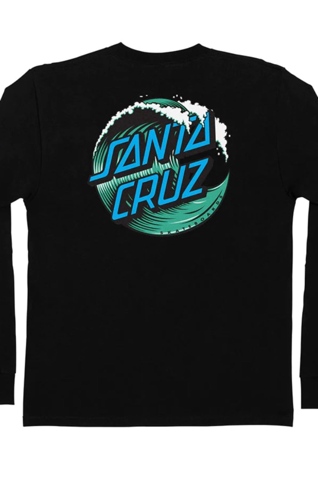 Wave Dot LS Mens Santa Cruz T-Shirt