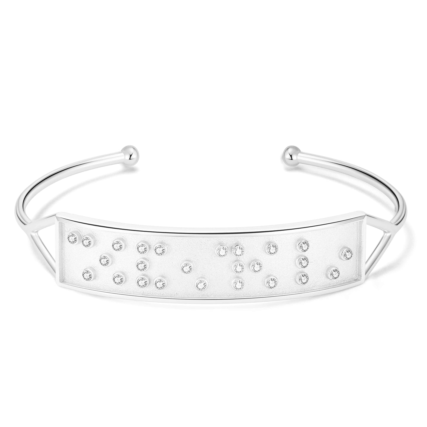 Touchstone I Love You Cuff Silver