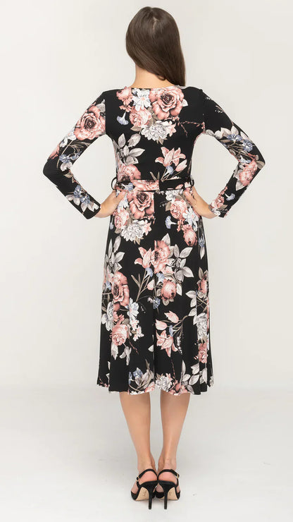 Belted Midi Dress