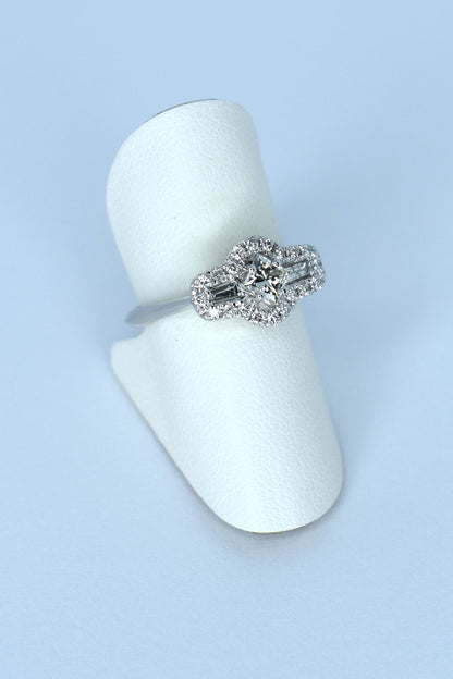 14kt W/Gold Diamond Ring