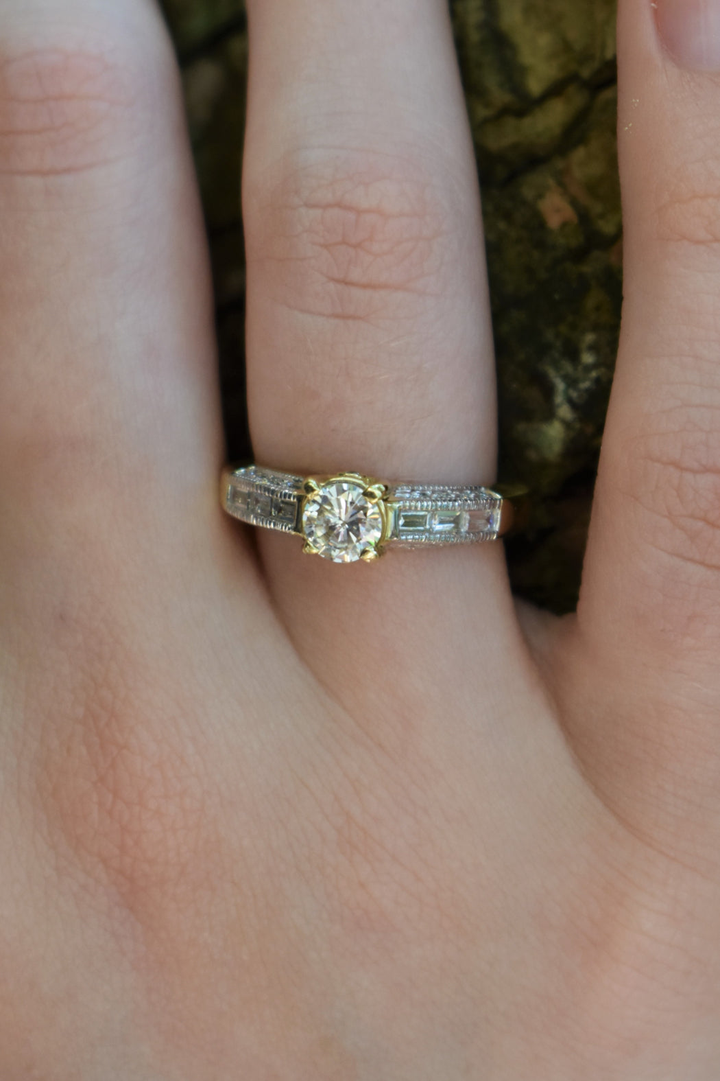 14kt Yellow Gold Diamond Ring