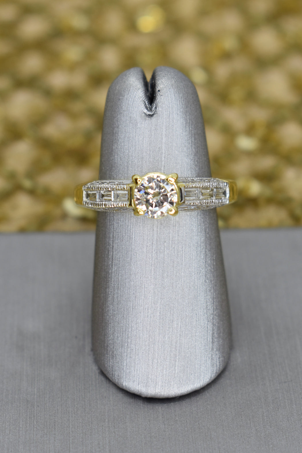 14kt Yellow Gold Diamond Ring