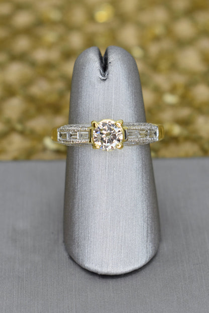 14kt Yellow Gold Diamond Ring