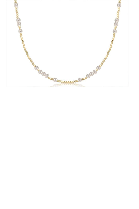 15" Hope Unwritten Pearl Necklace