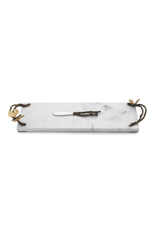 BUTTERFLY GINGKO SMALL CHEESEBOARD W/ KNIFE