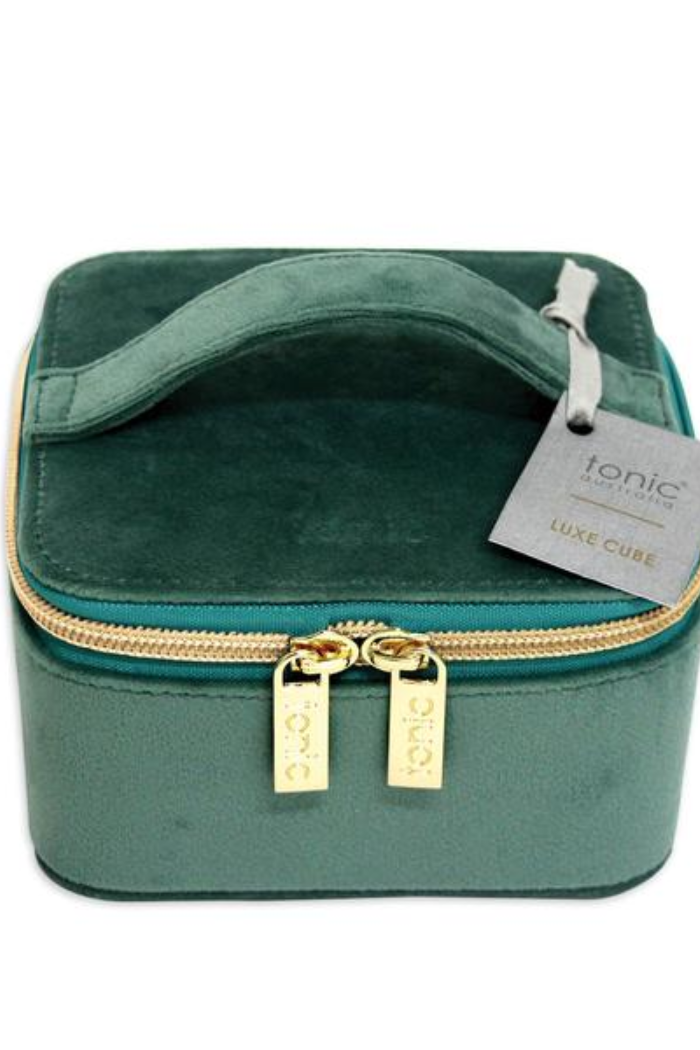 Velvet Luxe Jewelry Cube