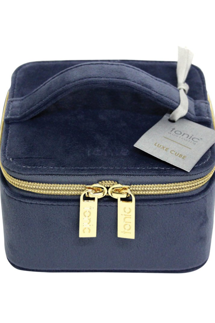Velvet Luxe Jewelry Cube
