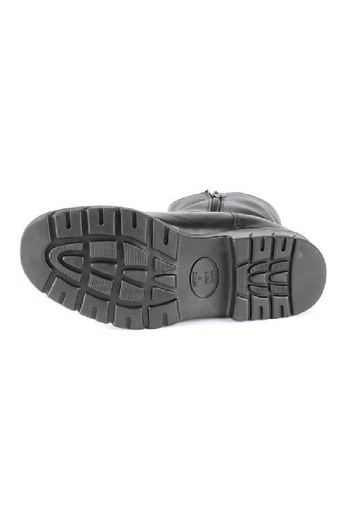 Sport Walks Mens Track T03887 Black Waterproof Leather Boots
