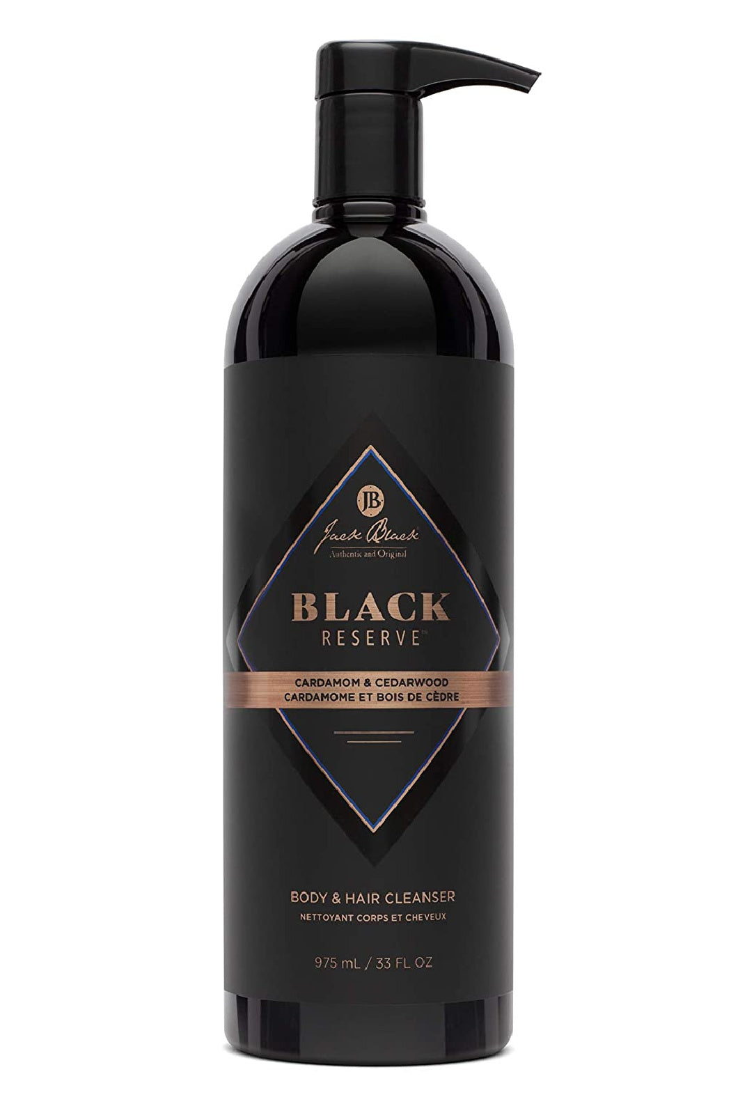 Black Reserve Body & Hair Cleanser Pump