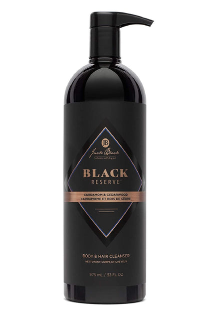 Black Reserve Body & Hair Cleanser Pump