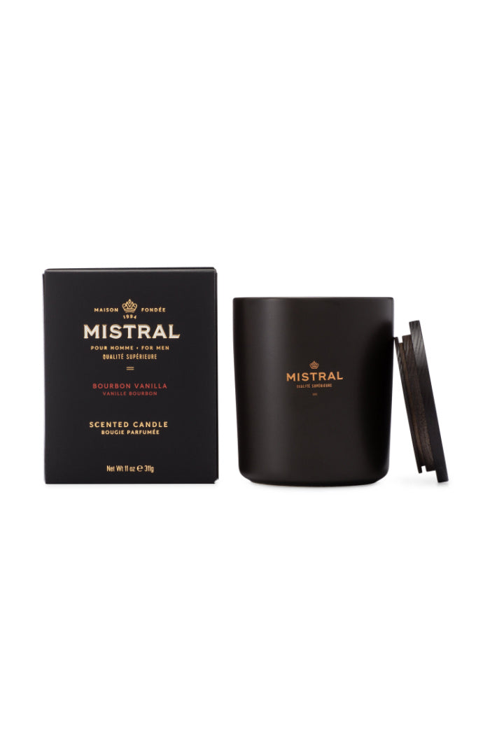 BOURBON VANILLA MEN'S CANDLE-11 OZ