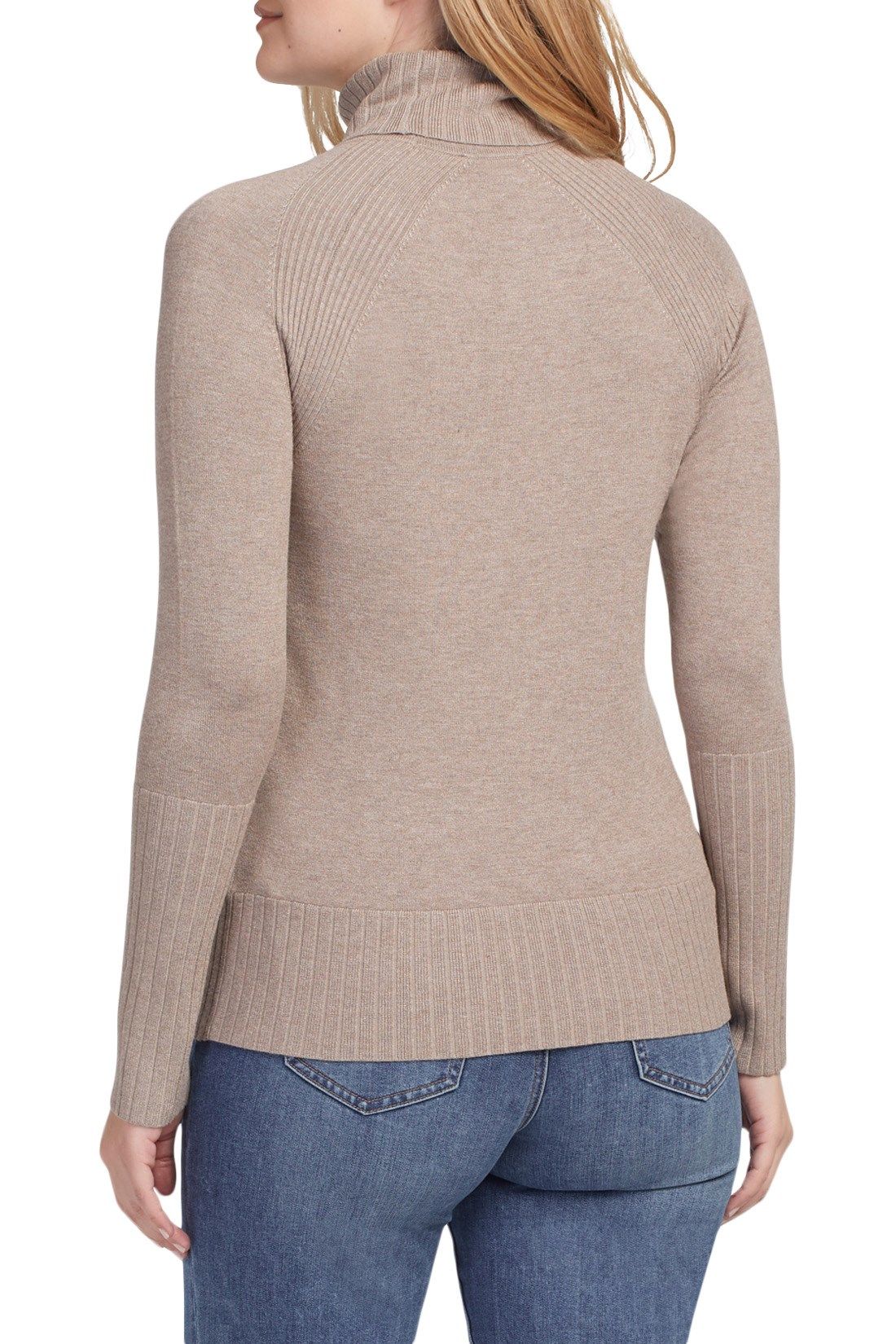 Turtleneck w/ Wide Ribbed Cuff
