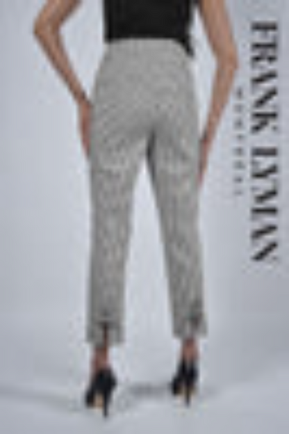Black/White Knit Pant