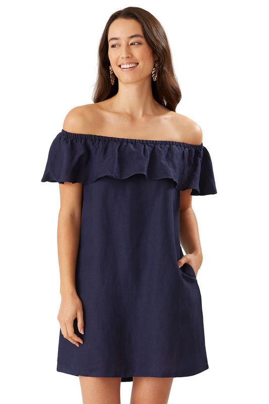 St. Lucia Linen Dress/Cover-Up