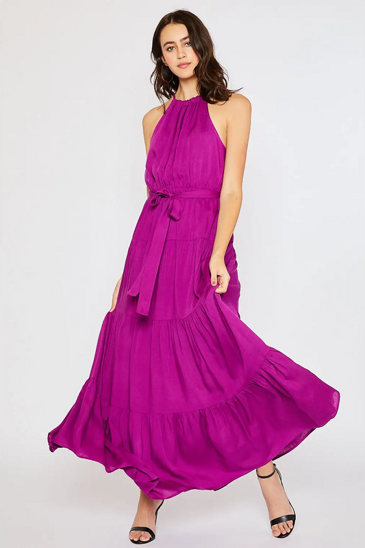 Orchid Tiered Maxi Dress