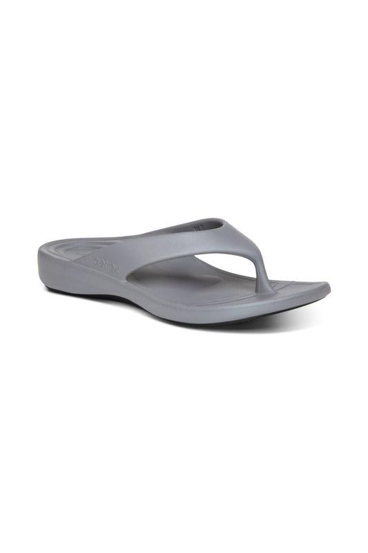 Women's Aetrex Maui Sandal in Gray