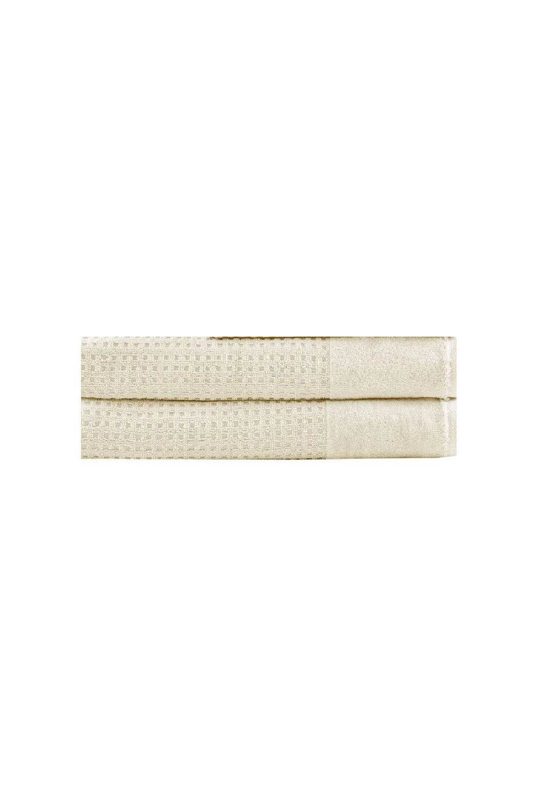 Spa Waffle Cotton Jacquard Bath Towel