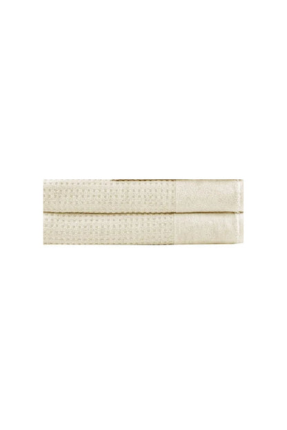 Spa Waffle Cotton Jacquard Bath Towel