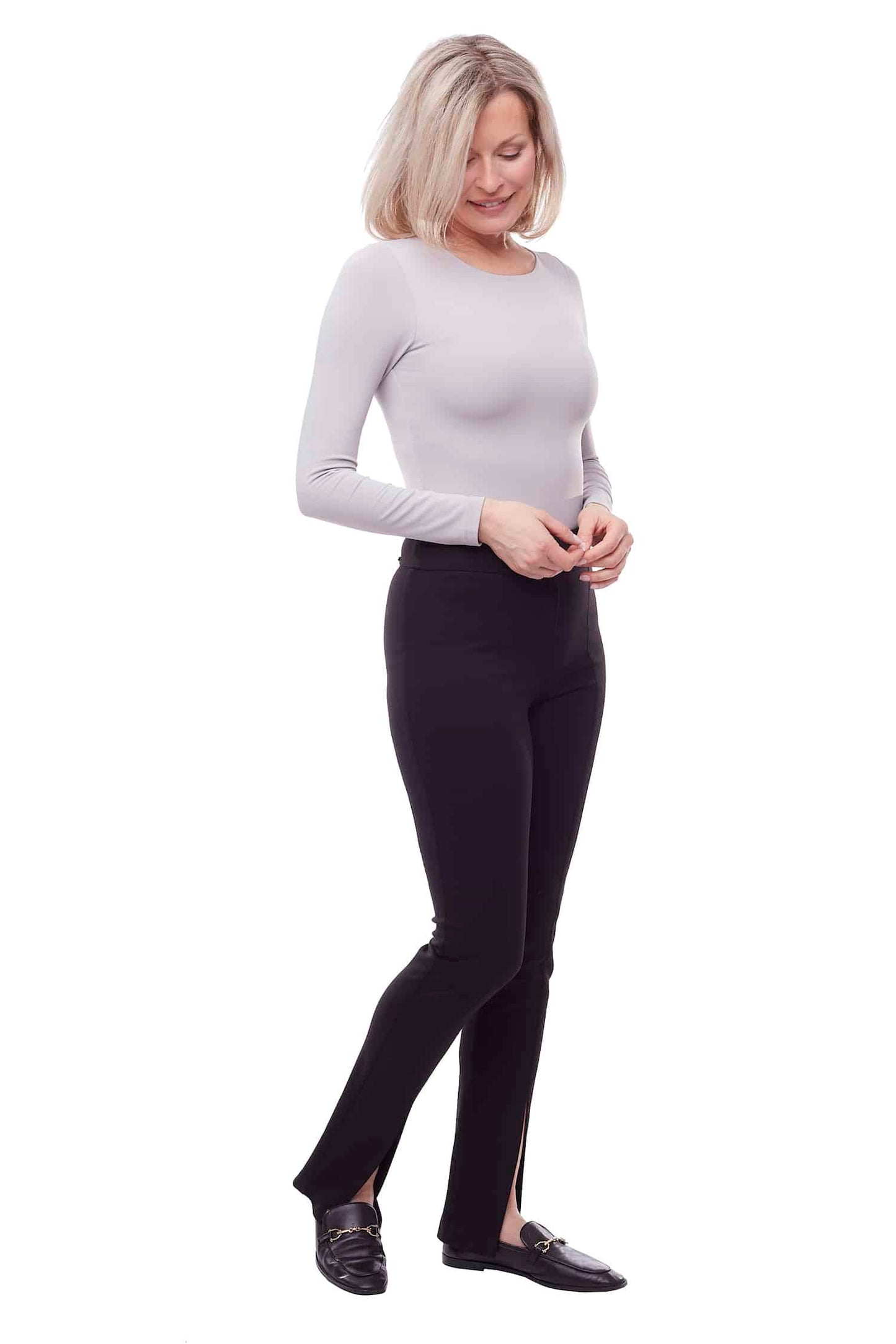 Blake solid ankle pant