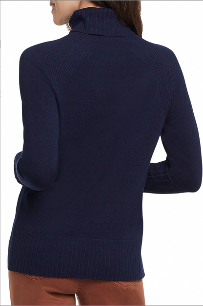 Turtleneck w/ Wide Ribbed Cuff