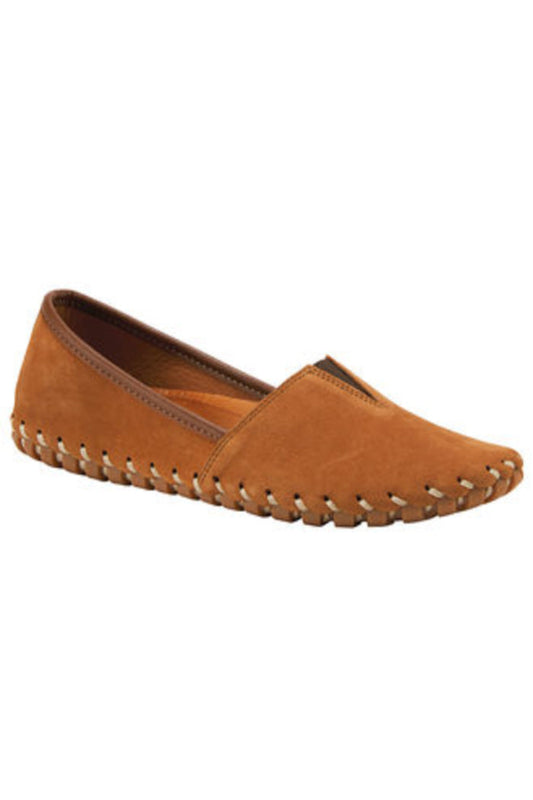 SPRING STEP KATHALETA SHOE IN CAMEL SUEDE