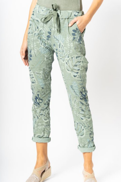 Tropical Leaf Legging
