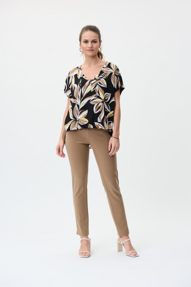 Straight Leg Tab Pant 144092SS - Tiger's Eye