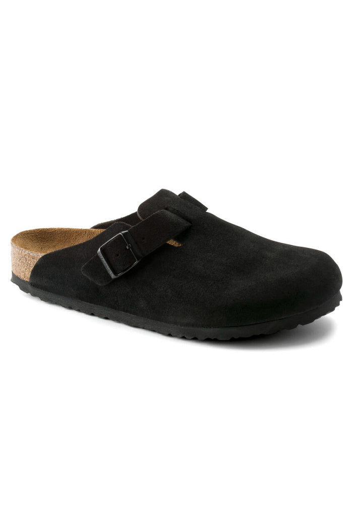 Birkenstock Boston Soft Footbed Suede Narrow/Medium Width
