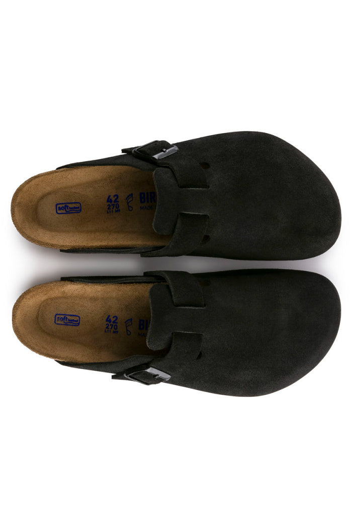 Birkenstock Boston Soft Footbed Suede Narrow/Medium Width