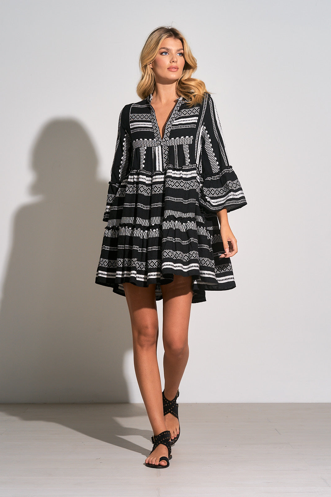 Tribal Tiered Dress